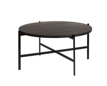 Meet runt soffbord med metallben från Kristensen & Kristensen