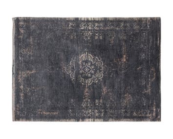 Louis-De-Poortere-Medallion-Rug-Mineral-Black