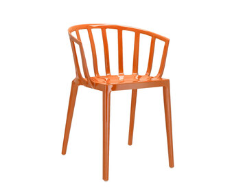 Kartell-Venice-Chair-Glossy-Rust-Orange