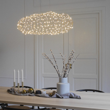 Hayden taklampa L76cm Guld miljö