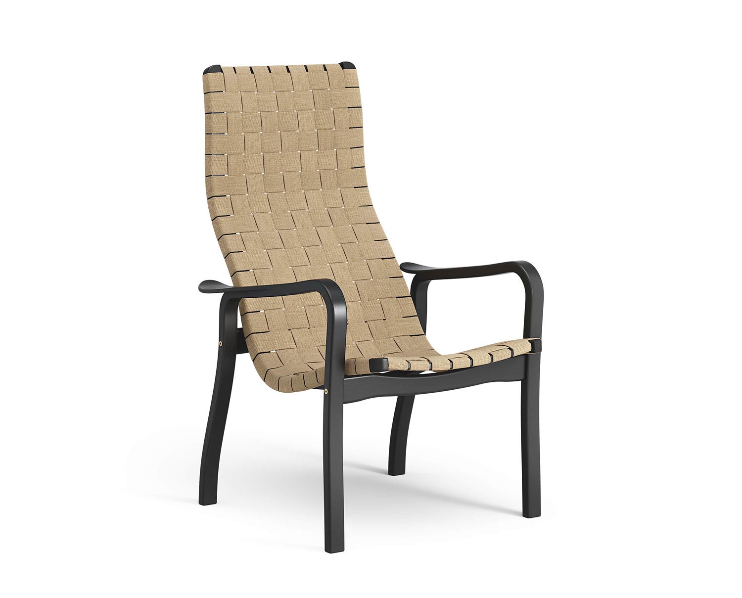 Swedese-Primo-High-Black-Stained-Beech-Saddle-Girth-Fabric-Forest