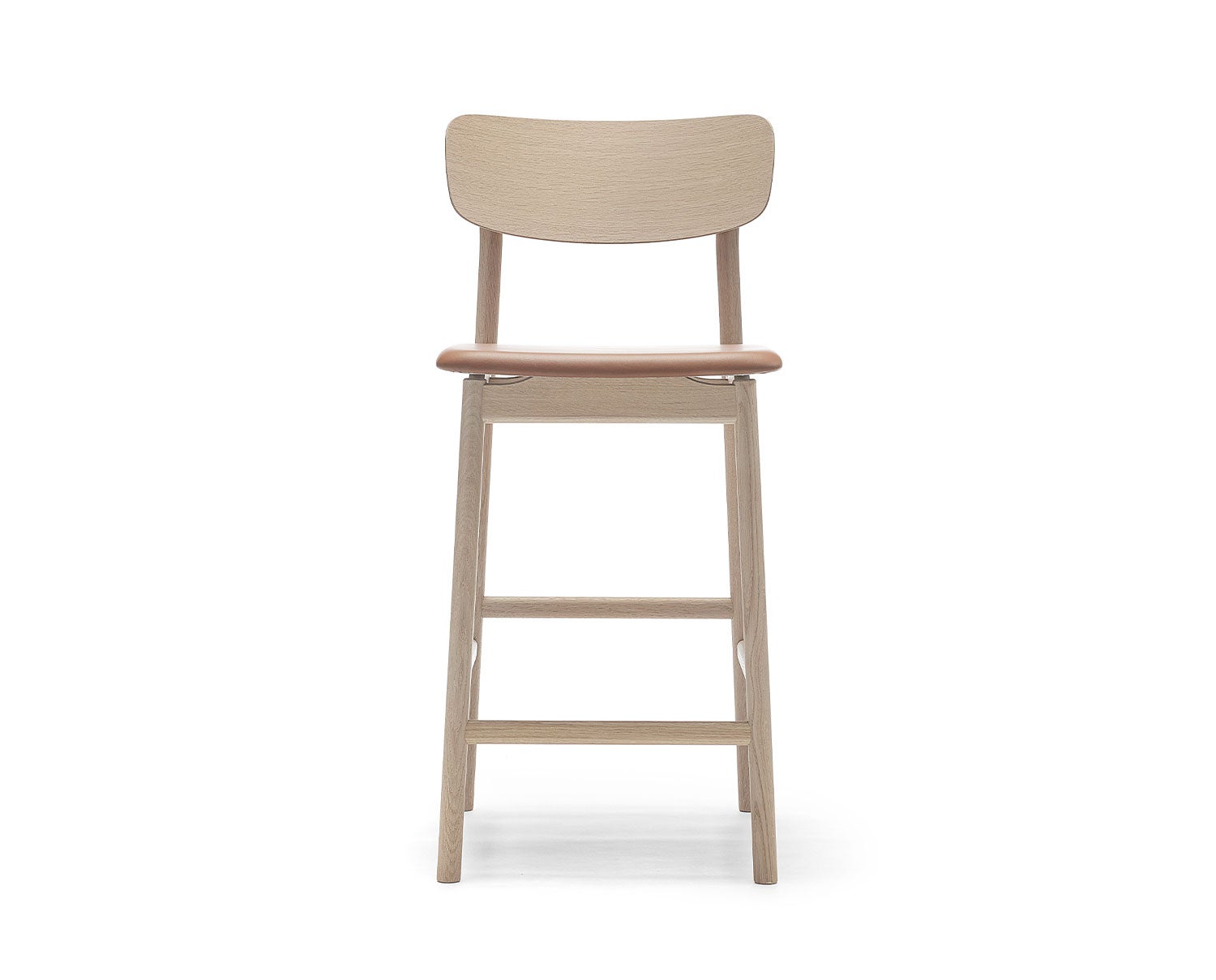 Stolab-Prima-Vista-Barstool-H65-White-Oil-Oak-Elmosoft-33004-Cognac