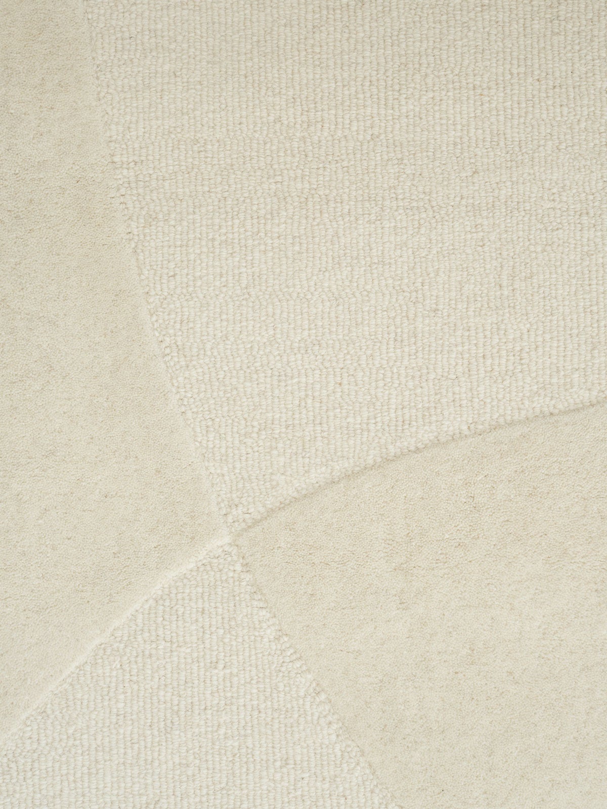 Struktur på Split Plains Matta i färgen White