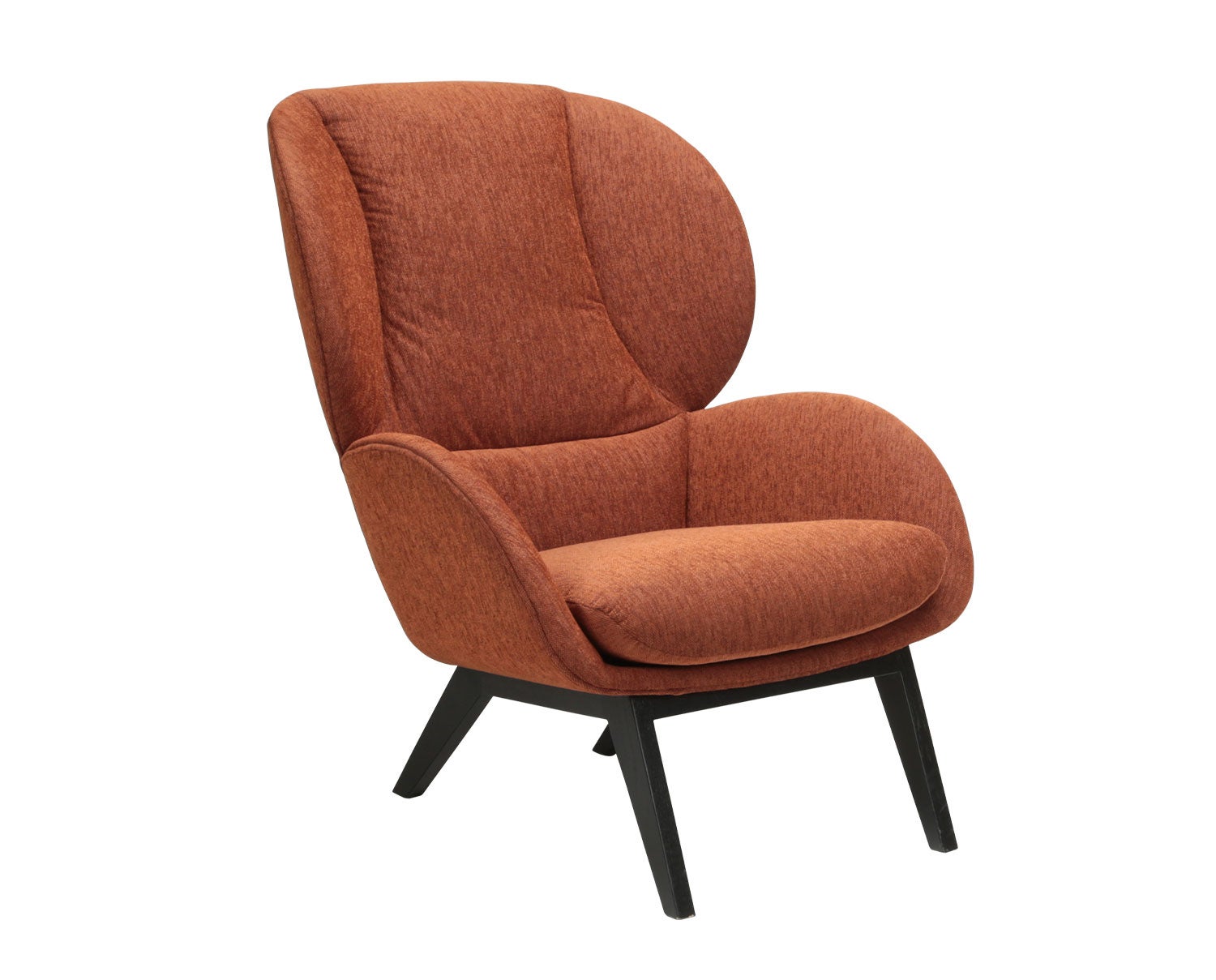 Adria Fåtölj med ben i svart ek