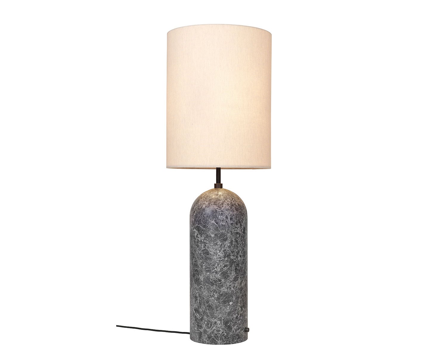 Gravity_FloorLamp_XL_High_GreyMarble_Canvas_On