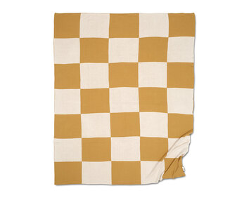 Square pläd från Classic Collection i färg gul