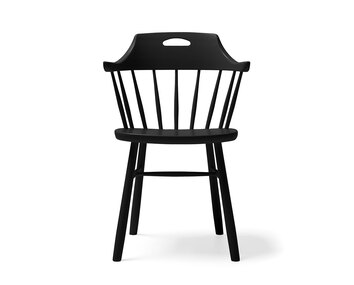 Småland Bistro Stol med handtag i utförandet Svart 52