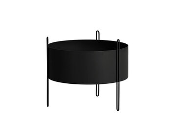 Pidestall Kruka Svart Medium