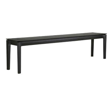 Bok Bänk Svart Ek 186 cm