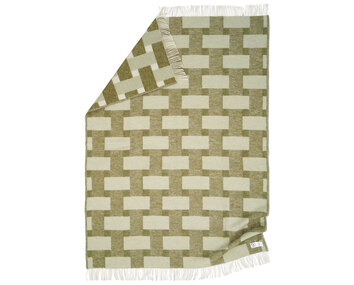 Weave pläd från Classic Collection i färg grön