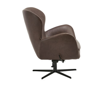 Bell fåtölj från Bröderna Andersson i brunt läder