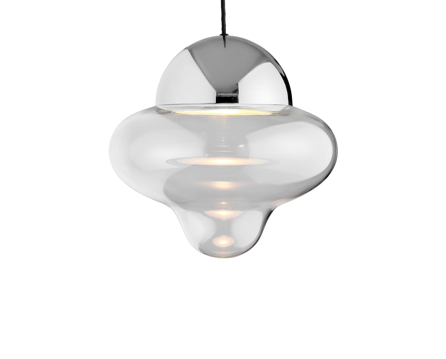 Nutty XL clear Glass Chrome