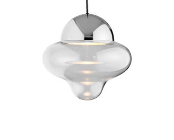Nutty XL clear Glass Chrome