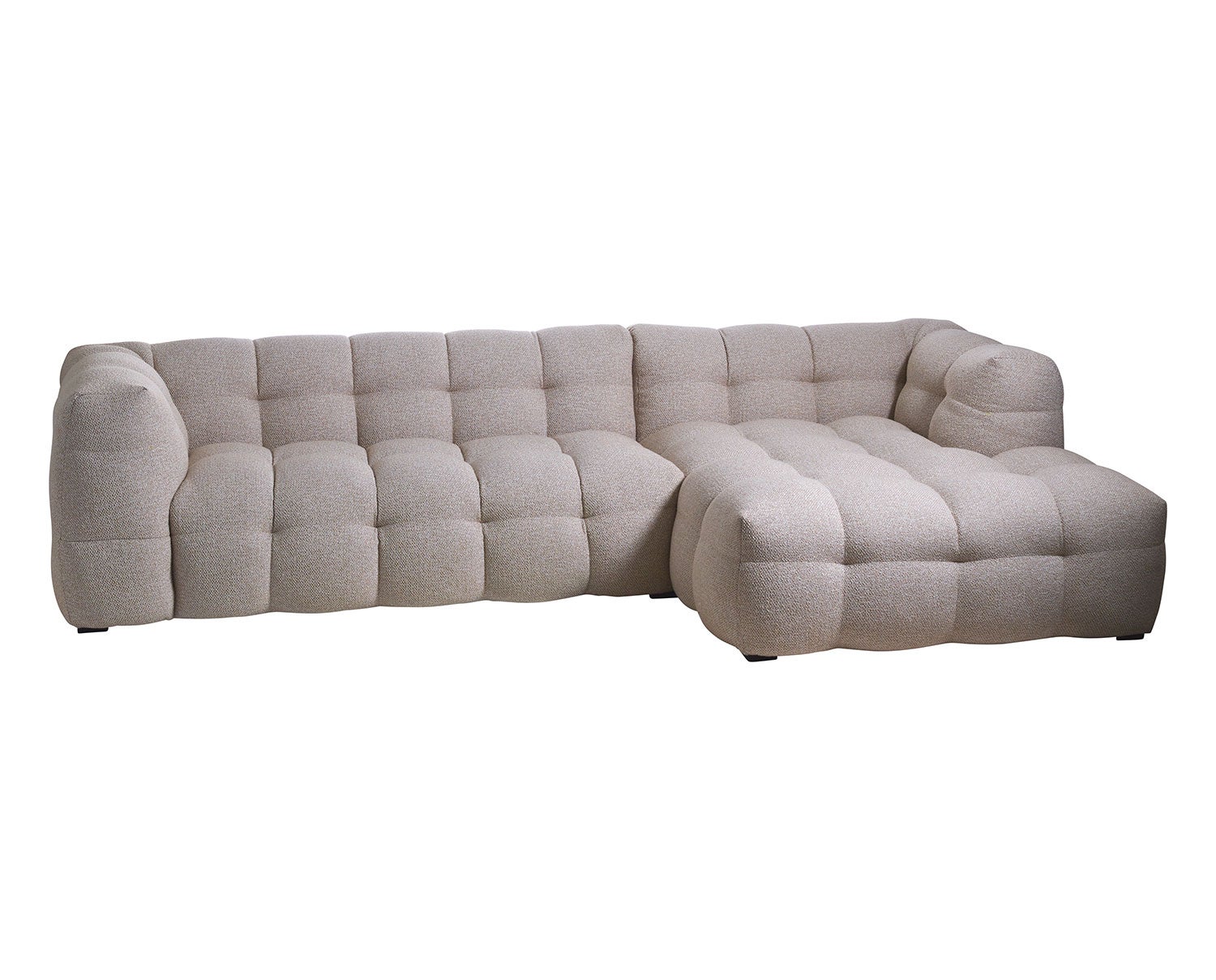 Kendall Divansoffa 3-sits Höger Tyg 11 Beige