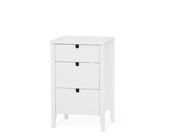 Klinte Byrå 3 lådor Vit