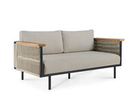 Corbey Outdoor Loungesoffa i tyget Oyster