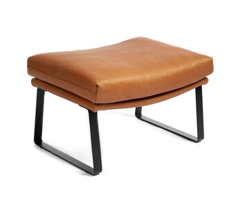 Conform-Shabby-Footstool-Black-Metal-Jesolo-Cognac