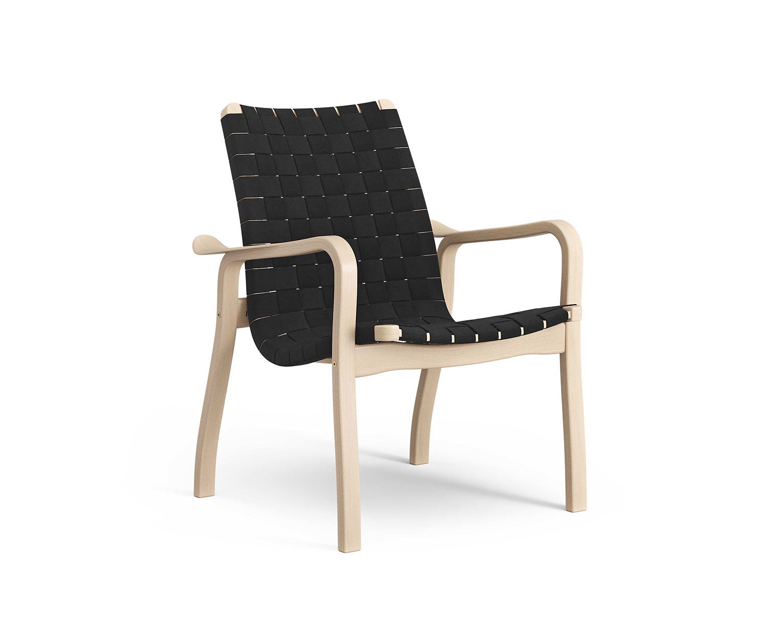Swedese-Primo-Low-Varnished-Beech-Saddle-Girth-Black