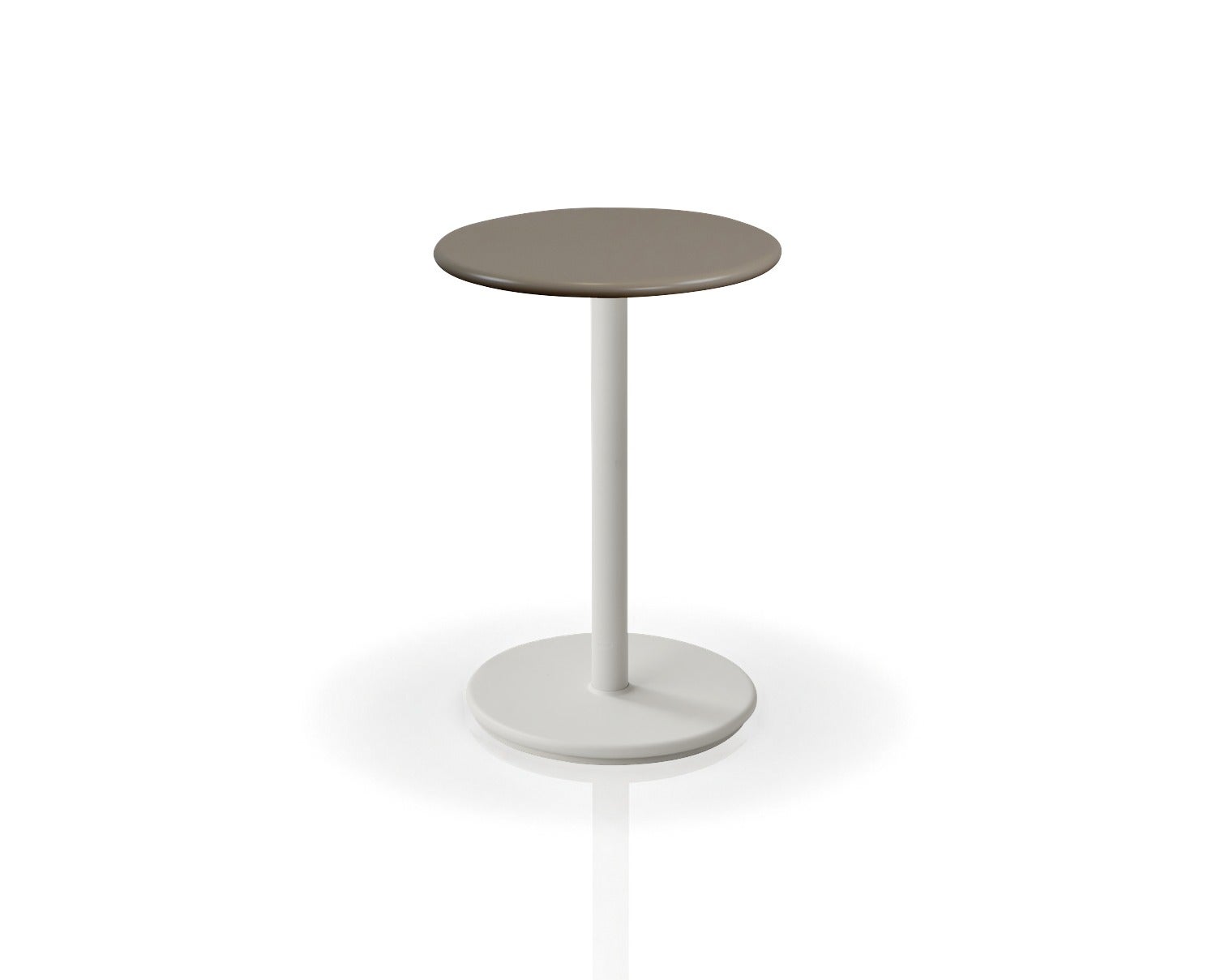 go-cafebord-o45-sand-taupe-halvblank-aluminium-ld