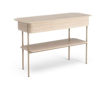 Swedese-Luna-Sideboard-Nutmeg-RAL-1019-White-Pigmented-Oak