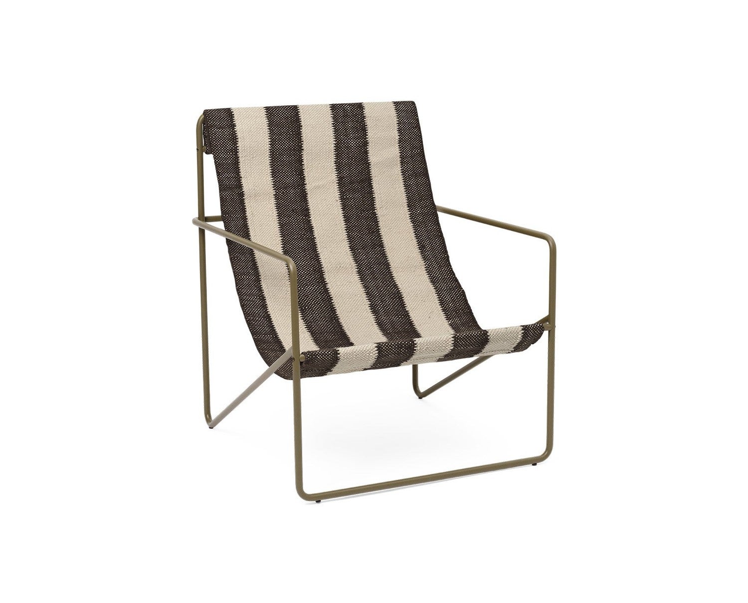 Ferm-Living-Desert-Loungestol-Olive-Off-White-Chocolate-9107-1b