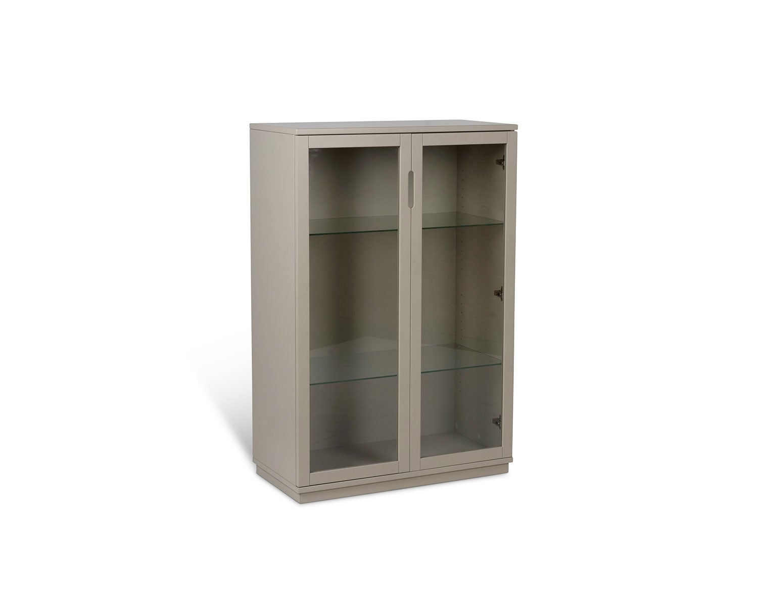 AOKO Skåp Glasdörrar Beige