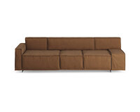 Soffan Boxplay i 3-sitsig modell, klädd i tyget Main Line Flax 15