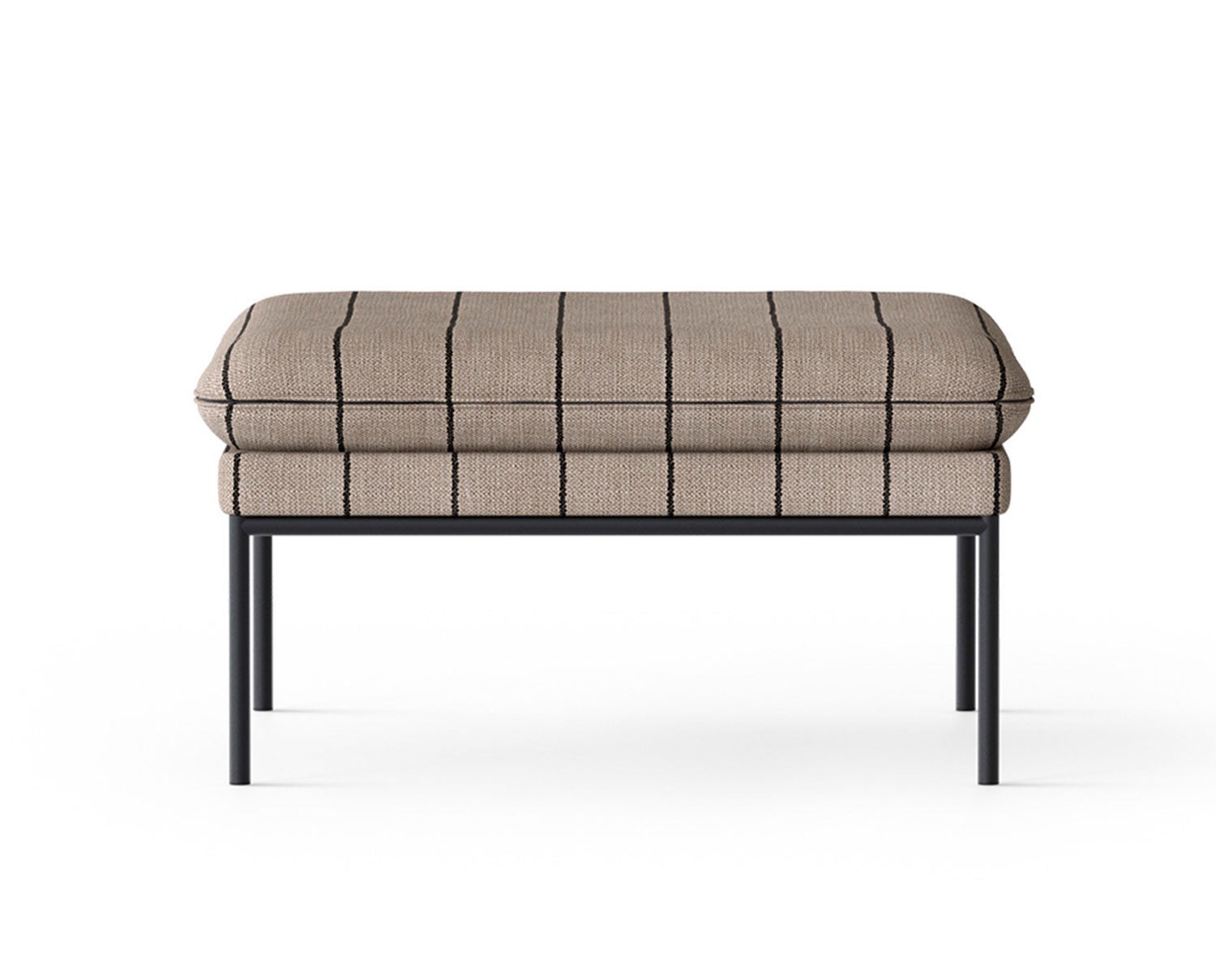 Turn Puff i tyget Pasadena Sand/Black