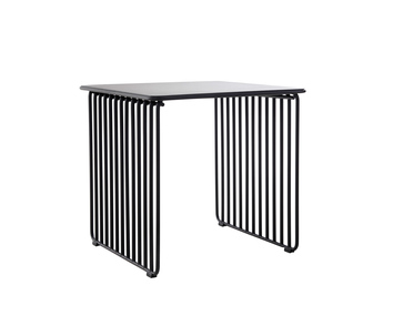 BARR Kvadratbord med Pall Svart