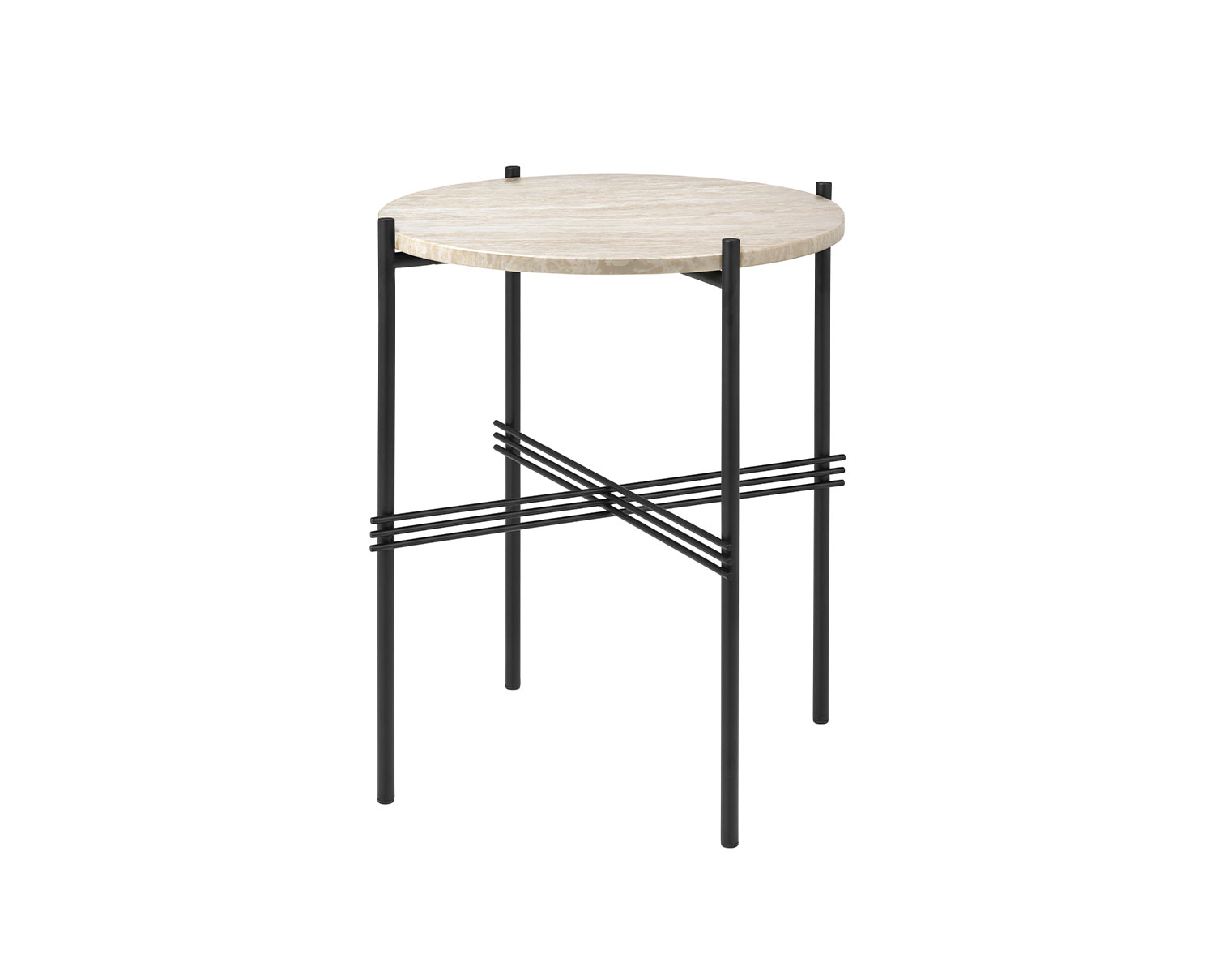 TS Sidobord Outdoor Ø40 | Travertine