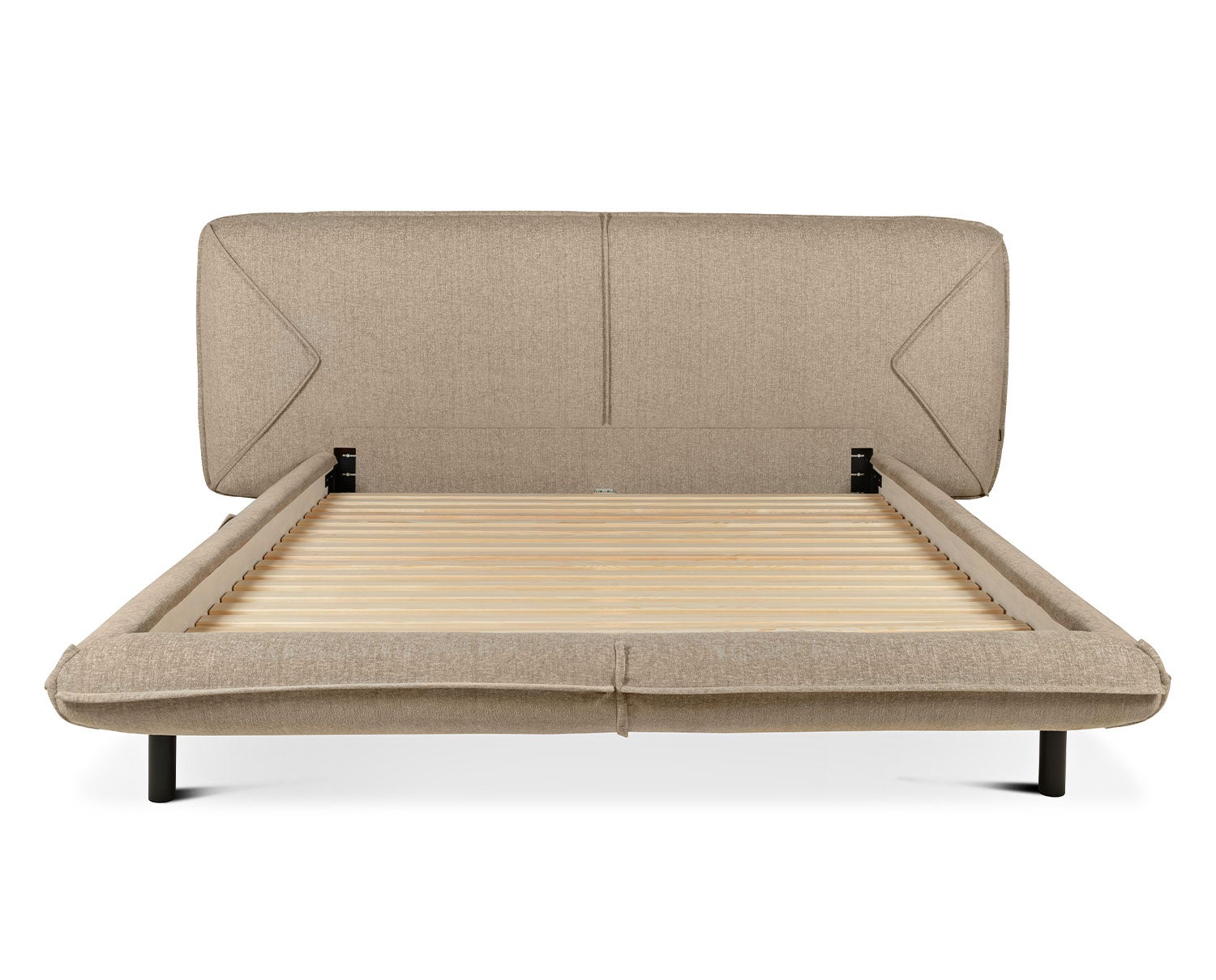 Arrondi Sängram i tyget Giri Sand