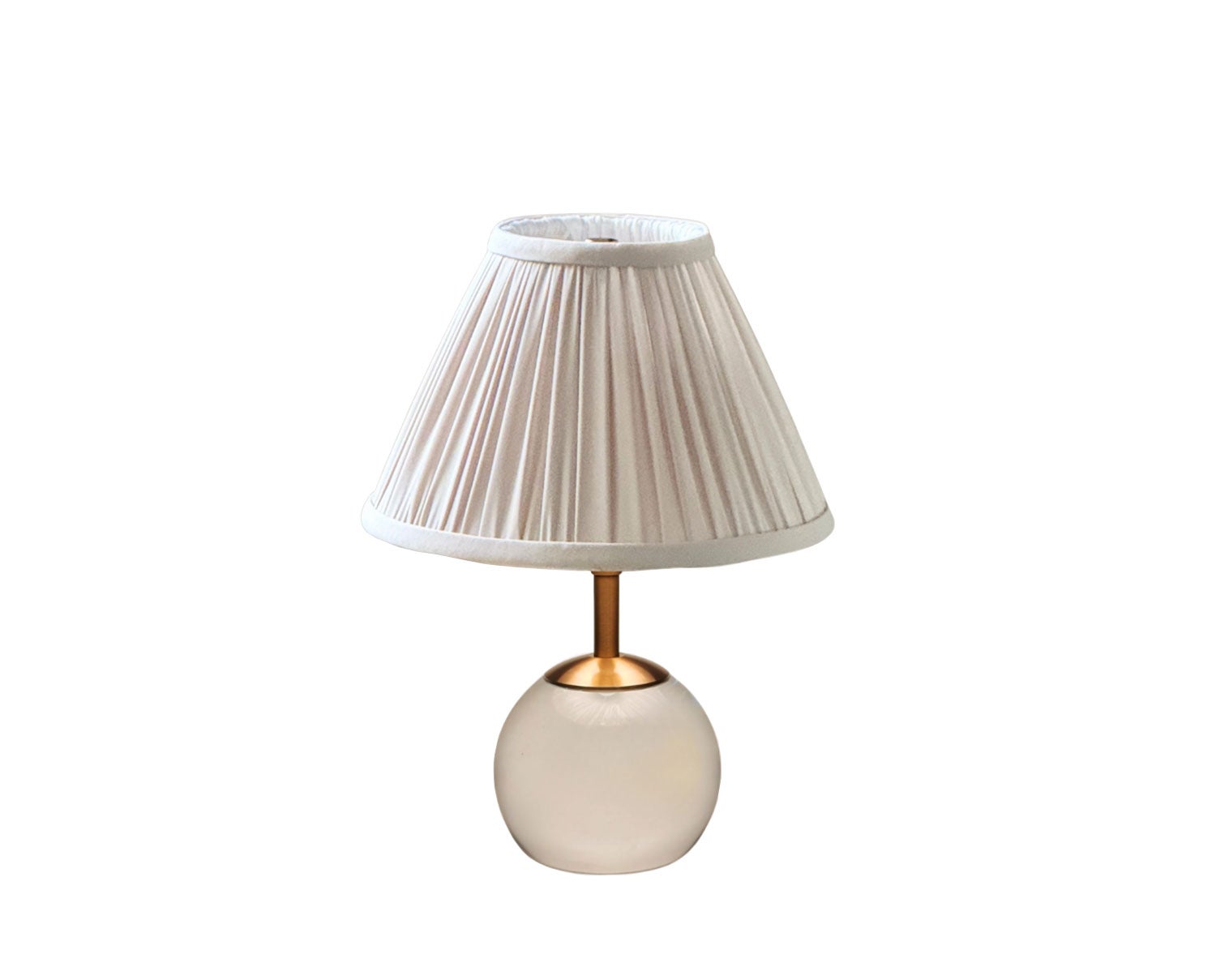 Verona portable lamp with white shade from House of Firefly