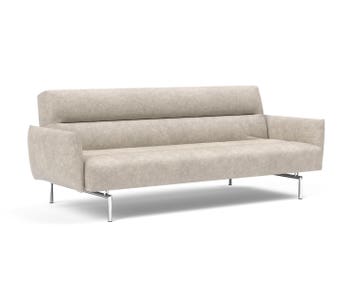 Jillis Bäddsoffa med armstöd i tyget 280 Avella Sand