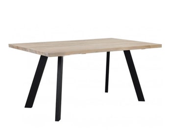 Fred matbord 170 cm i vitpigmenterad ek