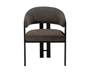 Dan-Form-Duct-Arm-Chair-Major-Brown-Boucle-1