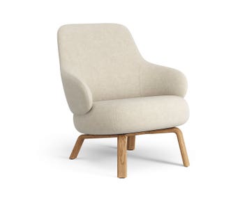 Låg | Tyg Hallingdal 0200 | Oljad ek