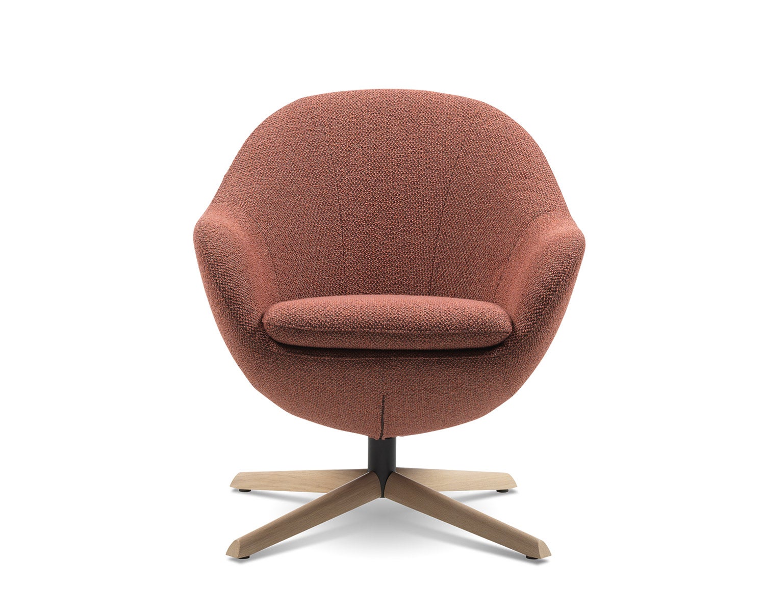 Orion Fåtölj Träfot klädd i tyget Taffie Rose