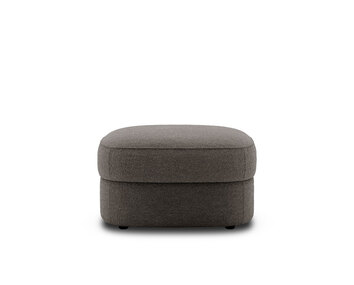 New_Works_43710_Covent_Pouf_small_65x65_Nevotex_Barnum_Dark_Taupe_10_Front