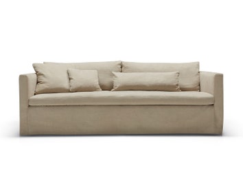Lill 3-sits i tyg Caleido 3899 Beige