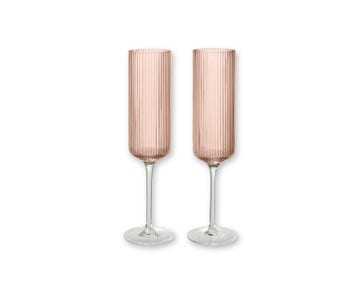 Ferm-Living-Ripple-Champagne-Flutes-Set-of-2-Blush-1