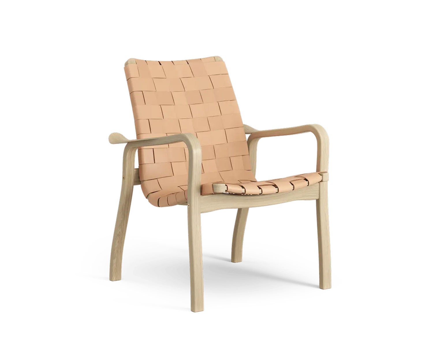 Swedese-Primo-Low-Varnished-Oak-Strap-Leather-Nature