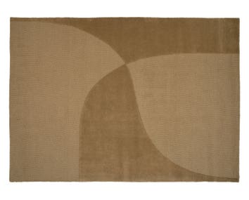 Split Plains Matta i färgen Mustard