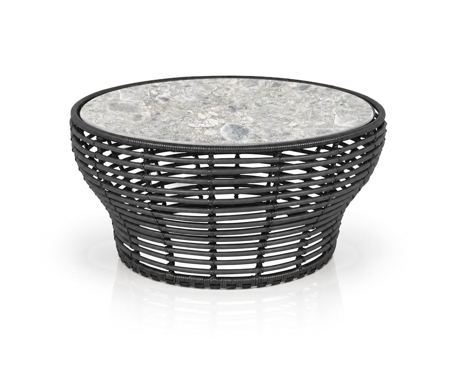 basket-soffbord-o90-weave-graphite-multi-colour-keramik-ld