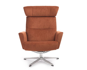 Relieve Fåtölj Hög Rygg klädd i Peron Bronze