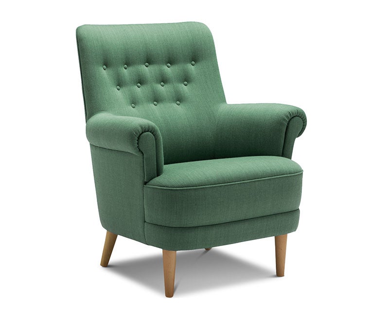 Hemmakväll fåtölj - Fast sits - Formgiven av Carl Malmsten