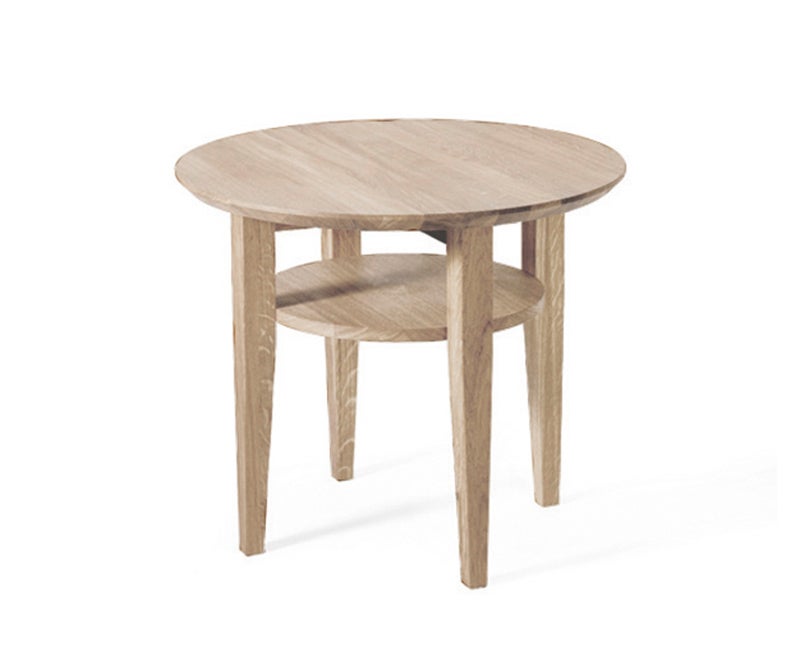 Tango Soffbord  Runt Ø60 | Vitoljad ek