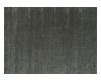 Geometric Maze Matta i färgen Moss