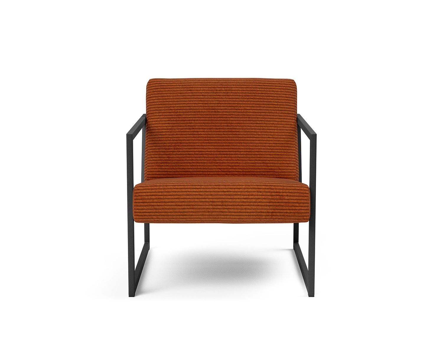 Vikko Fåtölj med armstöd i tyget 597 Corduroy Burnt Orange