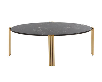 Tribus-Soffbord-Gold-Black-L92