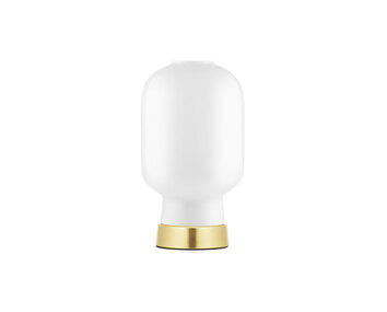 Amp-Bordslampa-White-Brass
